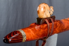 Redwood Hanging Burl Native American Flute, Minor, Mid F#-4, #N34G (0)